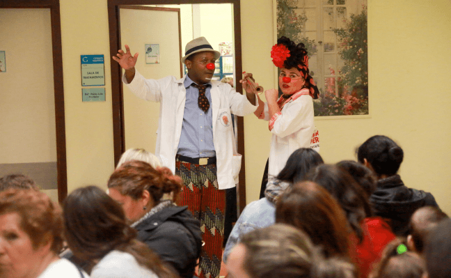 palhaços de hospital