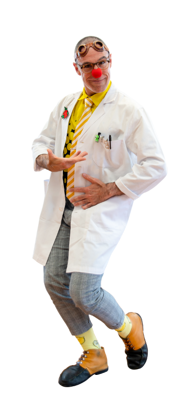 doutor palhaço nariz vermelho
