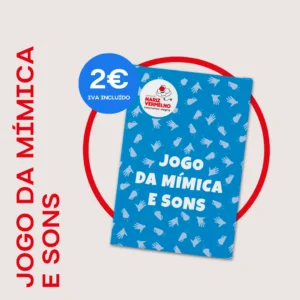 Imagem da capa do jogo da Mimica e Sons com o preço do Jogo: 2,00€ .