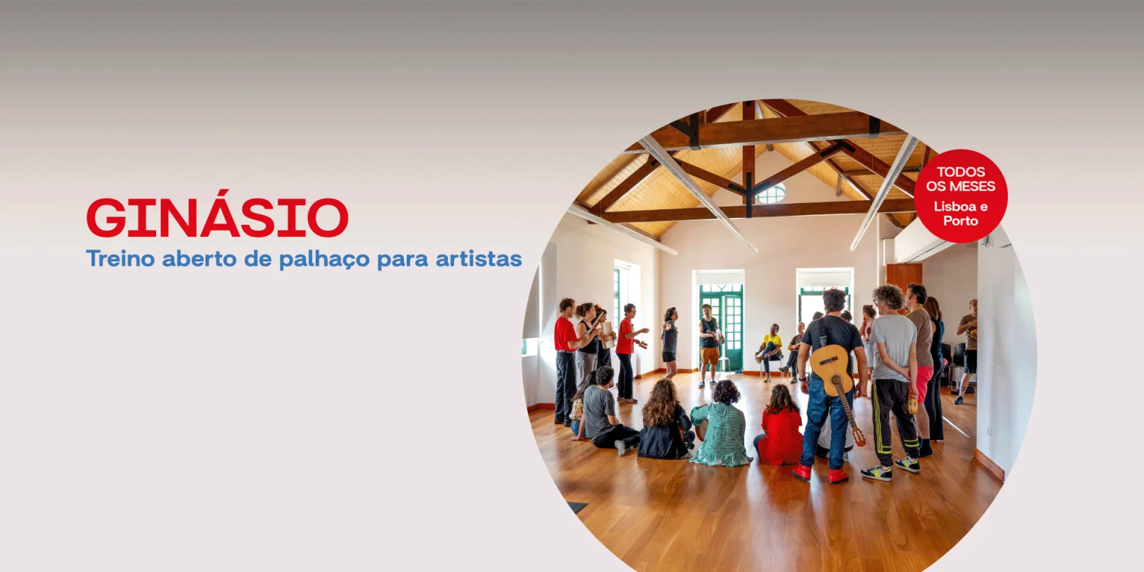 ginásio nariz vermelho